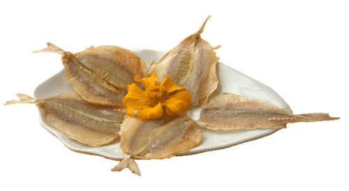 Dried golden stripe fish fillet