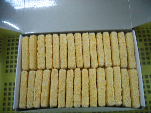 Breaded fish finger