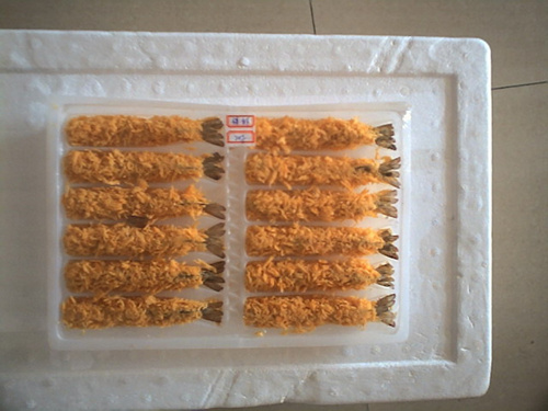 Shrimp breaded